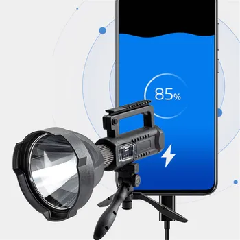 

Super Bright LED Portable Spotlights Flashlight Searchlight with P70.2 Lamp Bead Mountable Bracket Suitable for Expeditions,etc.