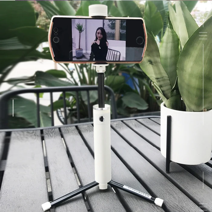 Раздвижная селфи-палка 3 уровня заполняющий светильник Bluetooth селфи-палка со съемным пультом дистанционного управления PUO88