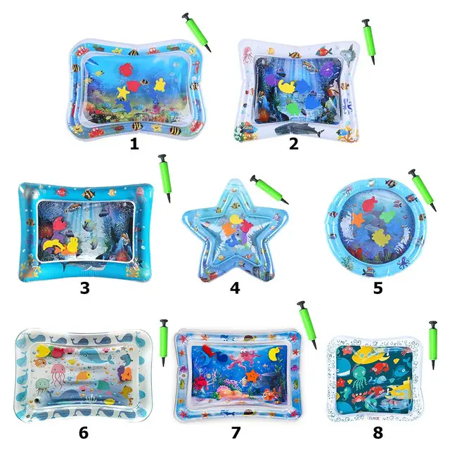 $US $7.07  Inflatable Infants Tummy Time Activity Mat Baby Play Water Mat Toys for Kids Mat Summer Swimming Be