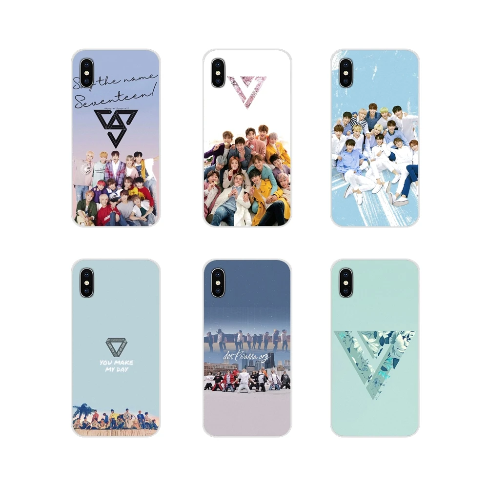 

kpop Seventeen Korean group boy For Motorola Moto X4 E4 E5 G5 G5S G6 Z Z2 Z3 G G2 G3 C Play Plus Accessories Phone Shell Covers