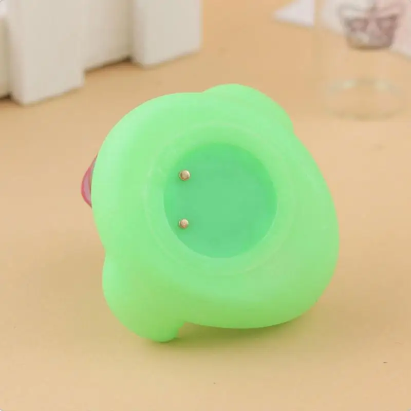 Baby Duck Bath Toys Kids Led Lighting Up Water Floating Toy Luminous Swim Rubber Ducks Toys For Children Classic Baby Water Toy 4