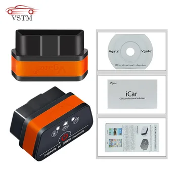

Vgate icar2 Bluetooth/Wifi OBD2 Diagnostic-tool ELM327 OBD 2 Scanner Mini ELM 327 icar 2 for android/PC/IOS OBDII Code Reader
