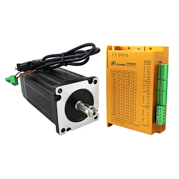 

cnc closed loop servo stepper motor driver kit with encoder LCDA86H and 86mm moter for DIY CNC machine