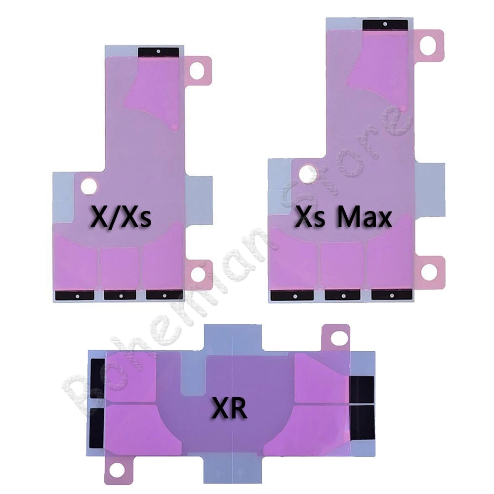 10 шт. клейкая лента для аккумуляторов клейкие полоски для iPhone X Xs Max XR 5s 5c 6 6s 7 8 Plus оригинальные запасные части