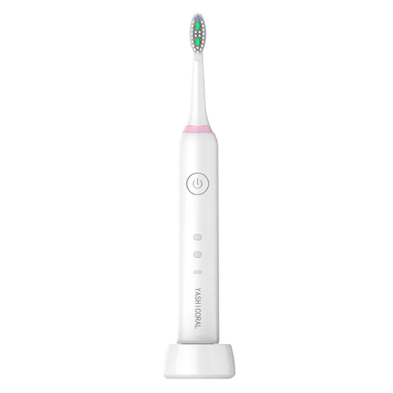 

Ultrasonic Electric Toothbrush Rechargeable 3Pcs Replaceable Heads Timer Teeth Tooth Brush Waterproof Dental Oral Hygiene
