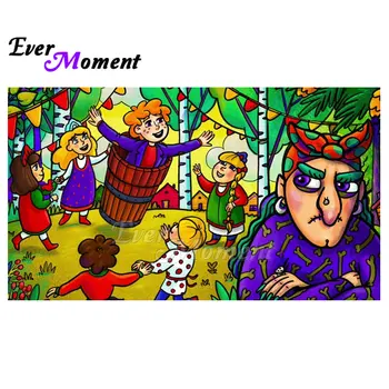 

Ever Moment Diamond Painting Kit Fairy Tale Happy Kids Mosaic Picture Handmade Art Craft Home Decor Paint By Diamonds 5L685