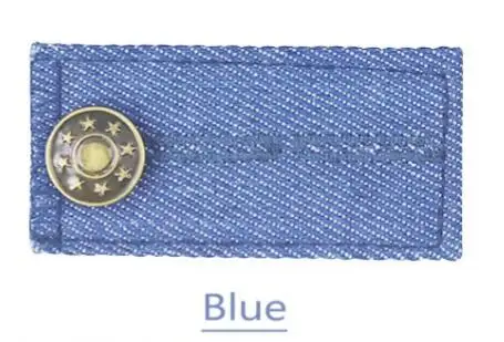 100Pcs Light Blue D& D 50 шт. брюки джинсы деним пояс расширитель Кнопка Одежда для беременных брюки Кнопка расширитель одежда аксессуары оптом - Цвет: 100Pcs Light Blue