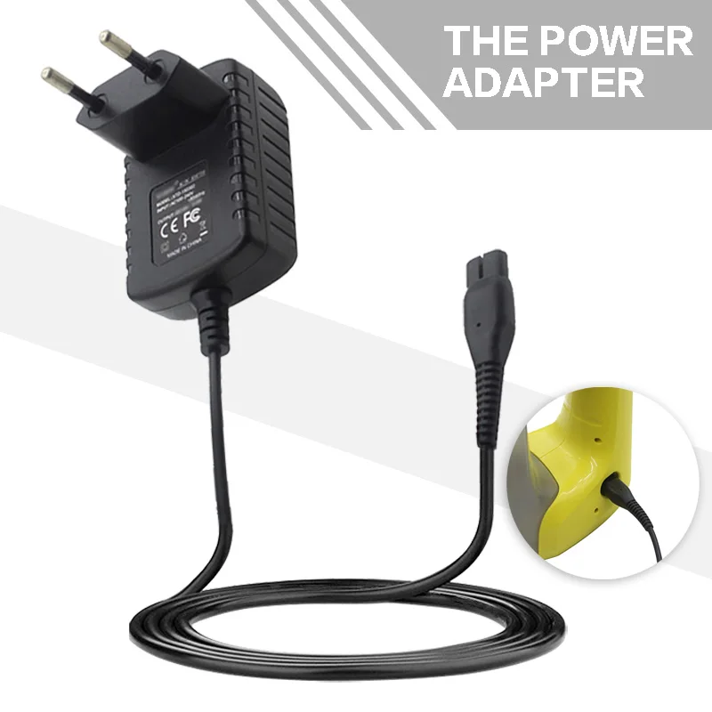 Для Karcher 1 шт. питание от сети батарея зарядное устройство окна пылесос ЕС разъем кабель Поддержка WV1 WV2 WV50 WV51 WV55