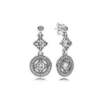 

Free Shipping Real 925 Sterling Silver Intoxicating Retro Sterling Silver Earrings For Women Wedding Gift Fashion Jewelry