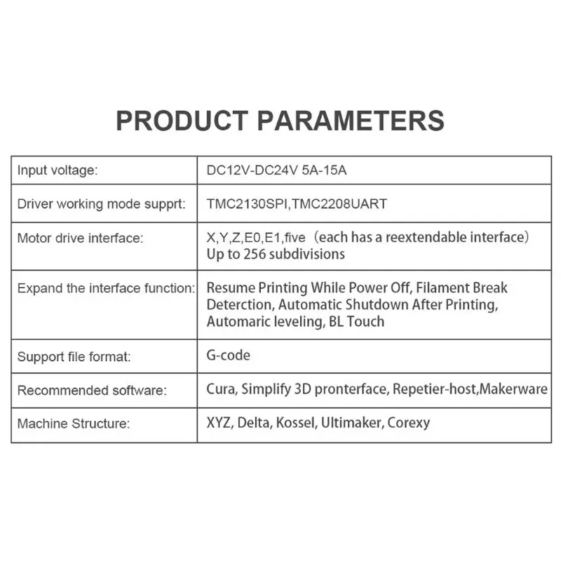 SKR V1.3 плата управления аксессуары главный мотор драйвер Материнская плата PCB мини модуль