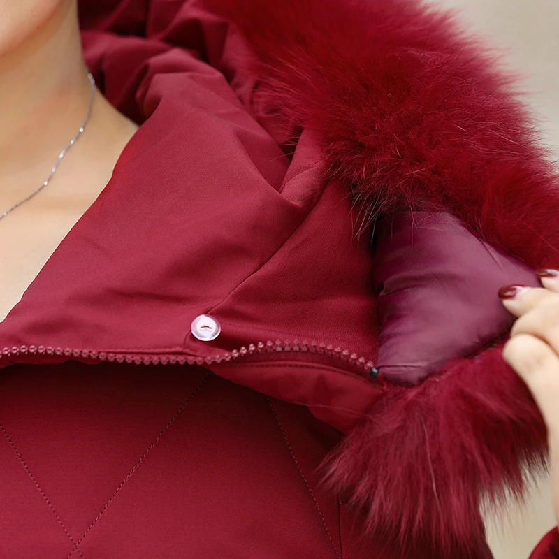 2019 зимняя куртка женское пуховое пальто парка Натуральное перо натуральный