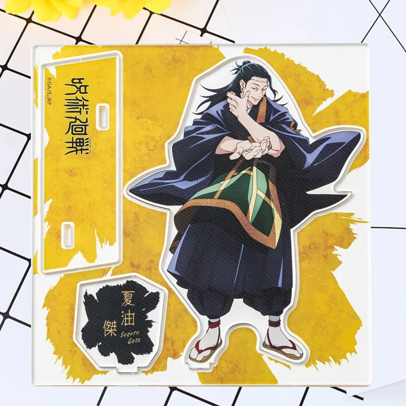 Kpop Acrylic Stand Jujutsu Kaisen Anime Figure Acrylic Stand Model Toy Satoru Action Figures Decoration Cosplay Anime Lovers Collect Gift