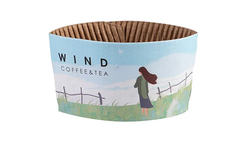 50 шт., высокое качество, креативные одноразовые чашки для кофе, молока ...