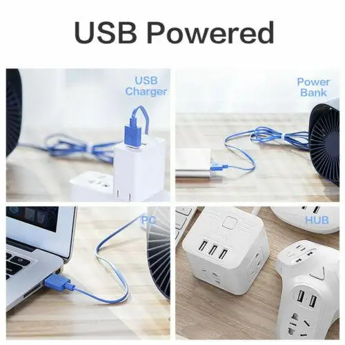 360 ° Мини Вентилятор охлаждения портативные настольные USB вентилятор 3 скорости летний вентилятор охлаждения для офиса автомобиля дома путешествия праздник Пляж