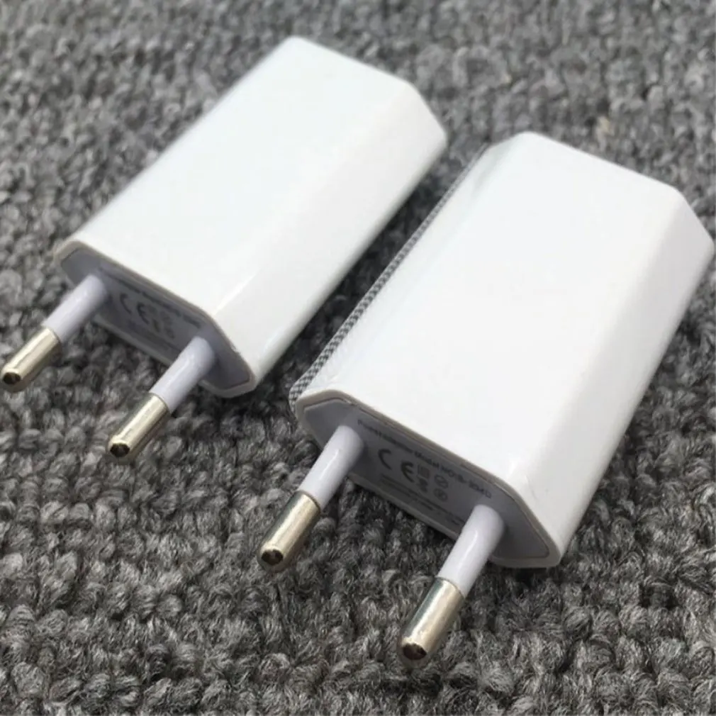 USB настенное зарядное устройство адаптер 5 в 1 А один USB порт быстрое зарядное устройство разъем куб для iPhone 7/6 S/6 S Plus/6 Plus