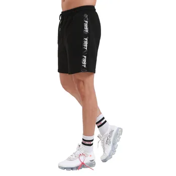 

Men Sport Jogging Shorts Gym Fitness Bodybuilding Shorts Summer Running Shorts Men Casual Loose Workout Quick-drying Black Pants