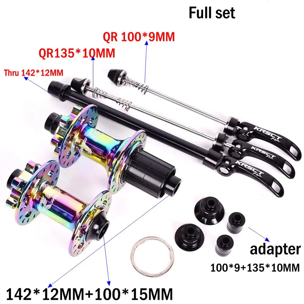 MTB Tools Adapter Set For 15mm x 100mm Front Hub To 15mm x 150mm Fat Bike Fork