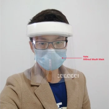 

200pcs/lot Face Mask PET double-sided Protective Transparent Anti-fog Mask Isolation Protective Mask Splash-proof Full Face Mask