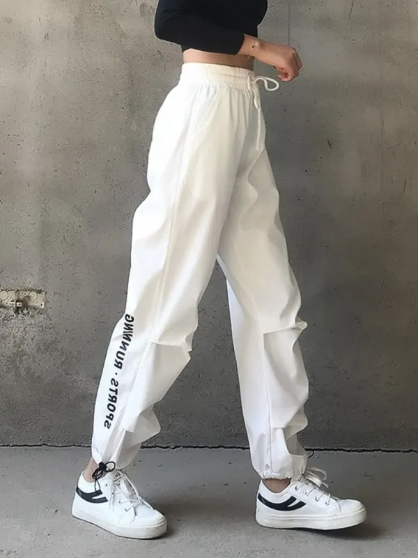 

Onlyounger Loose Leg Leggings Sports Pants Quick-drying Gym Trousers Running Tooling Pants Spring and Summer Women Pencil Pants