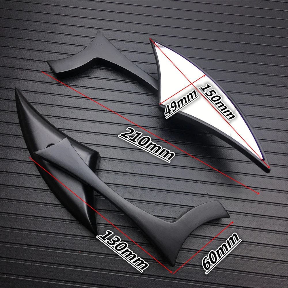 오토바이 범용 할리 혼다 야마하 가와사키 스트리트 스포츠 자전거 다지기 크루저 백미러