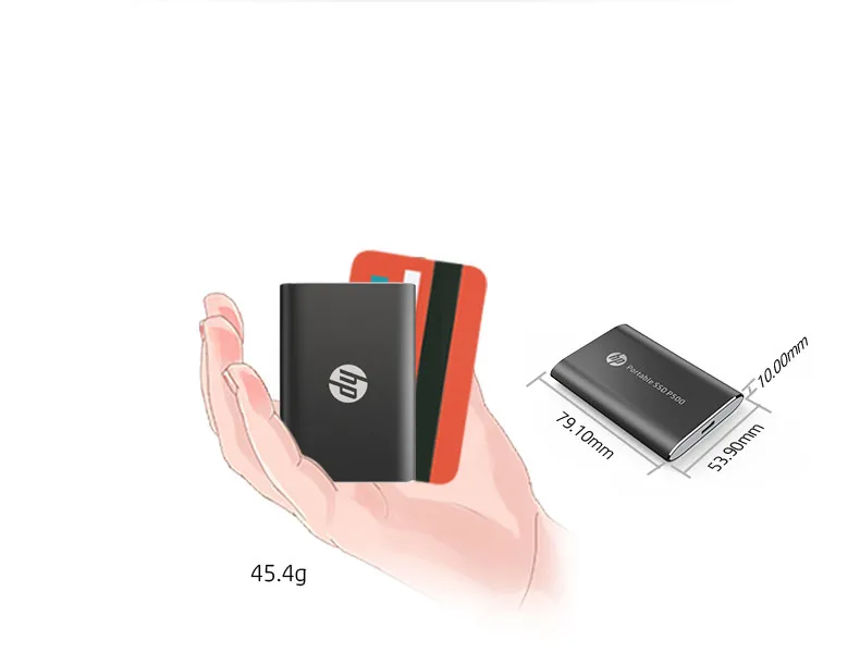 Hp P500 внешний SSD 120 ГБ 250 ГБ 500 ГБ SSD с type C USB 3,1 Портативный твердотельный накопитель для ноутбука ПК SSD Внешний жесткий диск