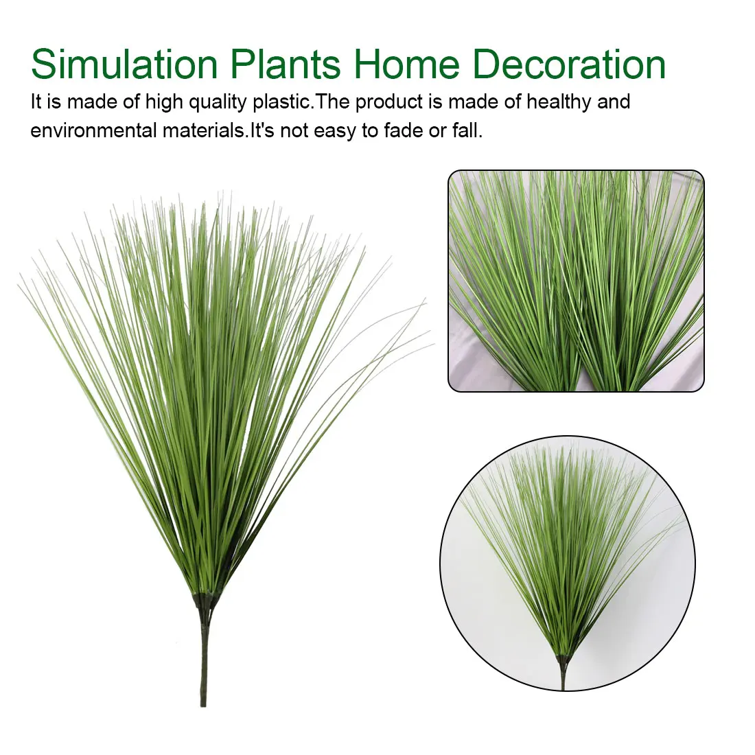 

60cm simulation leaf Artificial leave onion grass silk flower decoration flower arranging lawn engineering simulation Grass