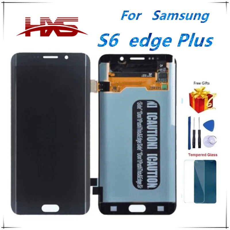 Оригинальный 5 7 ''дисплей для samsung Galaxy S6 Edge Plus G928 G928F SM G928FD lcd кодирующий