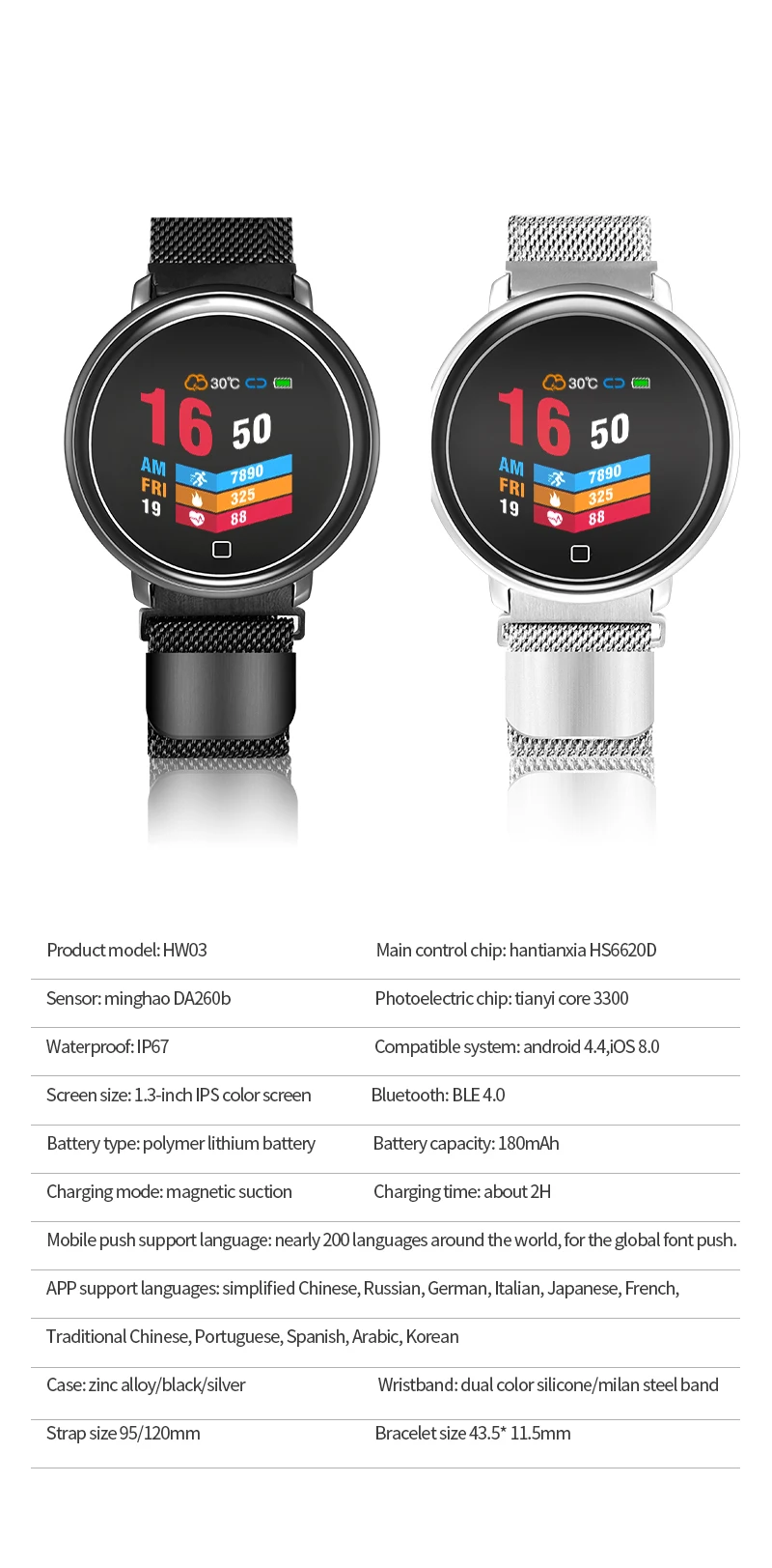 696 Новая мода HW06 Смарт-часы пульсометр кровяное давление датчик кислорода в крови смарт-Браслет фитнес-актус трекер