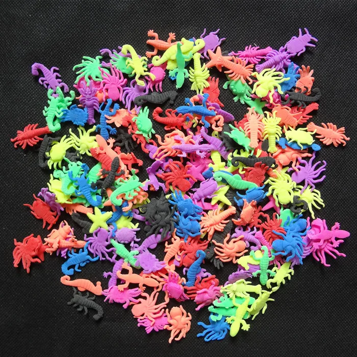 

100PCS Growing In Water Bulk Swell Sea Creature Various Kinds Mixed Expansion Toy Colorful Puzzle Creative Magic Toys