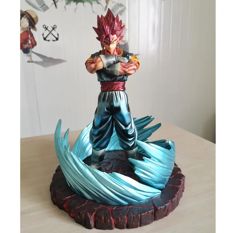 33 см аниме Dragon Ball Recoat цвет Вегета Циклон платформа GK статуя ПВХ фигурка Коллекционная модель игрушки M3381 - Цвет: Vegeta