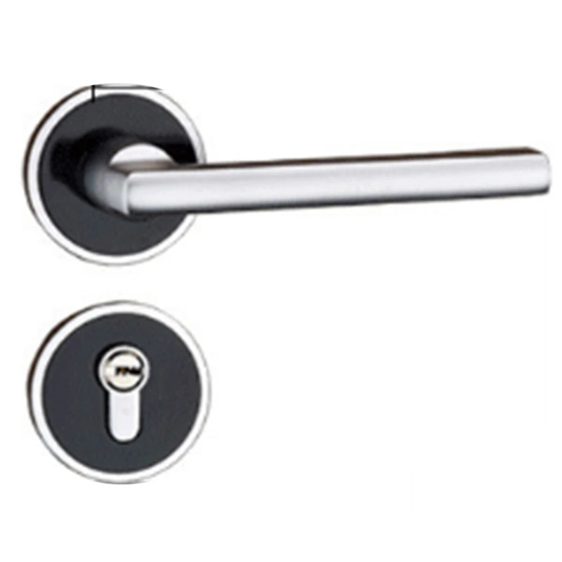 

Space Aluminum Door Handle Interior Bedroom Door Lock Split Silent Door Knob Lock Wooden Door Lock Split Door Lock Hardware