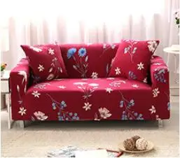 Simple Textile Sofa Cover Elastic Slipcovers All-Inclusive Full Couch Single/Two/Three/Four-Seater - Цвет: A8