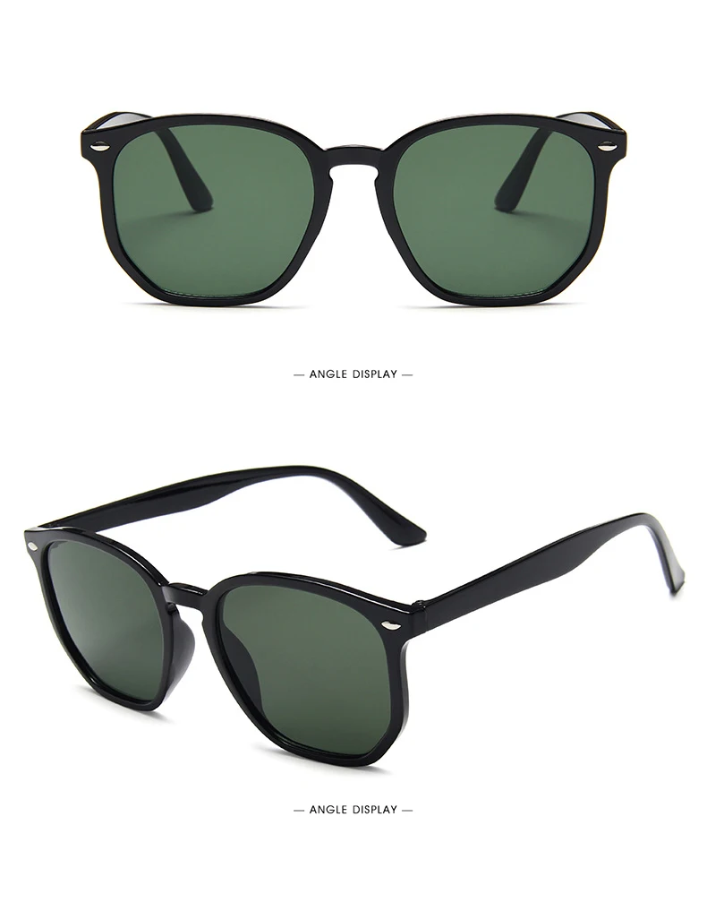 WOWSUN ретро дамы полигон рисовый гвоздь солнцезащитные очки бренд дизайнер mMen солнцезащитные очки A150