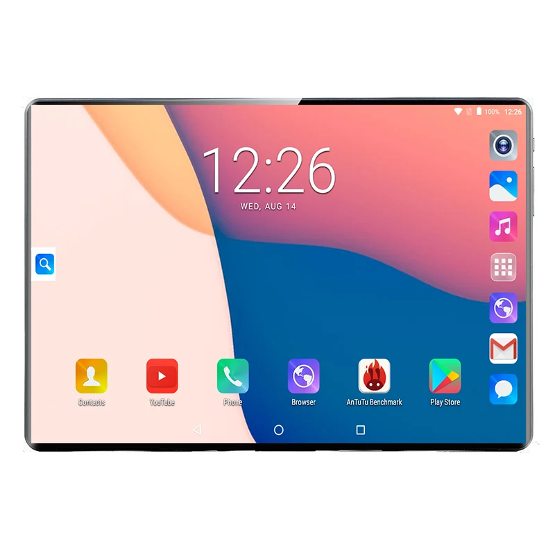 US $82.50 2021 Global Version Android 80 10 inch tablet 10 Core 6GB RAM 64GB 128GB ROM 1280800 Dual SIM Cards Tablet 25D screen