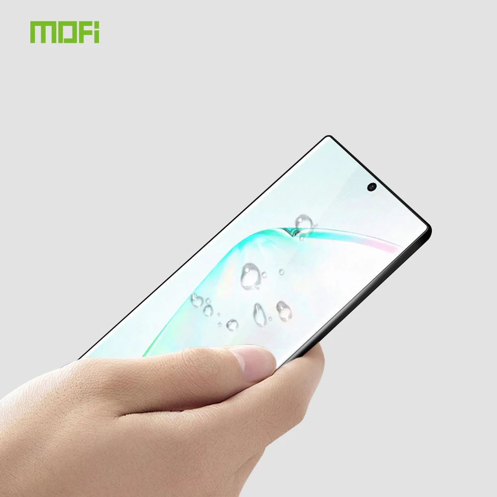 3D закаленное стекло для samsung Galaxy Note 10 Plus Pro+ MOFI полное покрытие 9H защитная пленка Взрывозащищенный протектор экрана
