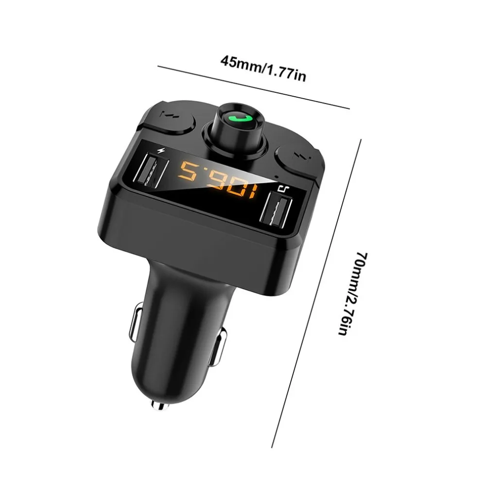Автомобильный MP3-плеер Handsfree беспроводной mp3 музыкальный плеер fm-передатчик lcd USB зарядное устройство автомобильные аксессуары