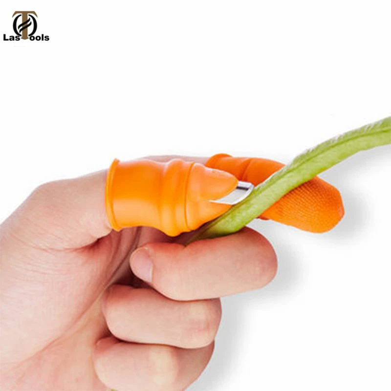 

2019 New 1 pcs Plucking Device Thumb Knife For Cutting Vegetables Agricultural Finger Knife