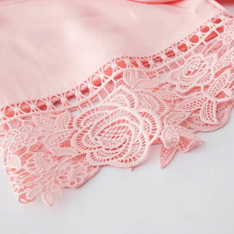 Халат кимоно женский кружевной вискоза хлопок для невесты подружки Свадебный