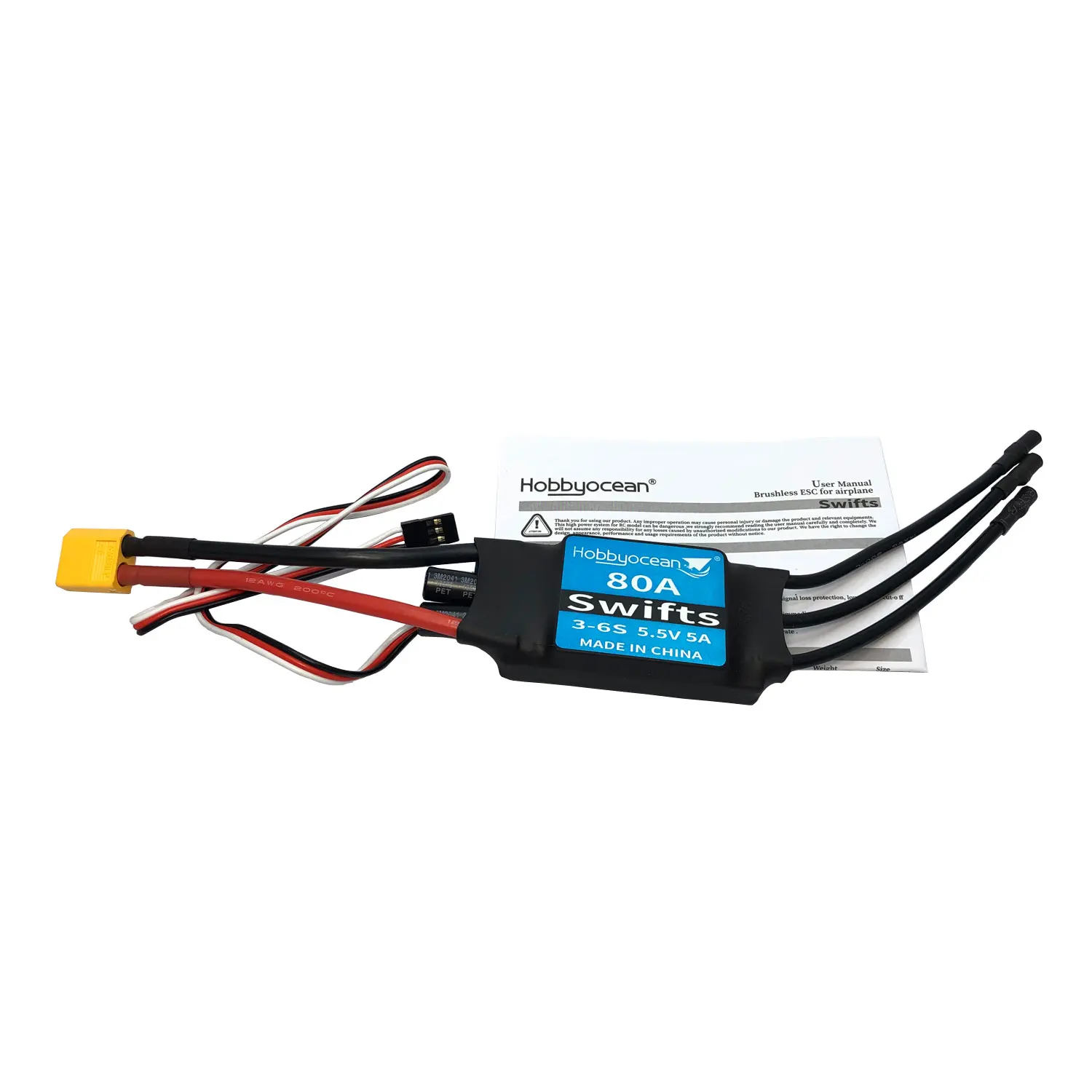 Motore Brushless 2300KV/3400KV EDF con ESC 80A per Aereo Modellismo