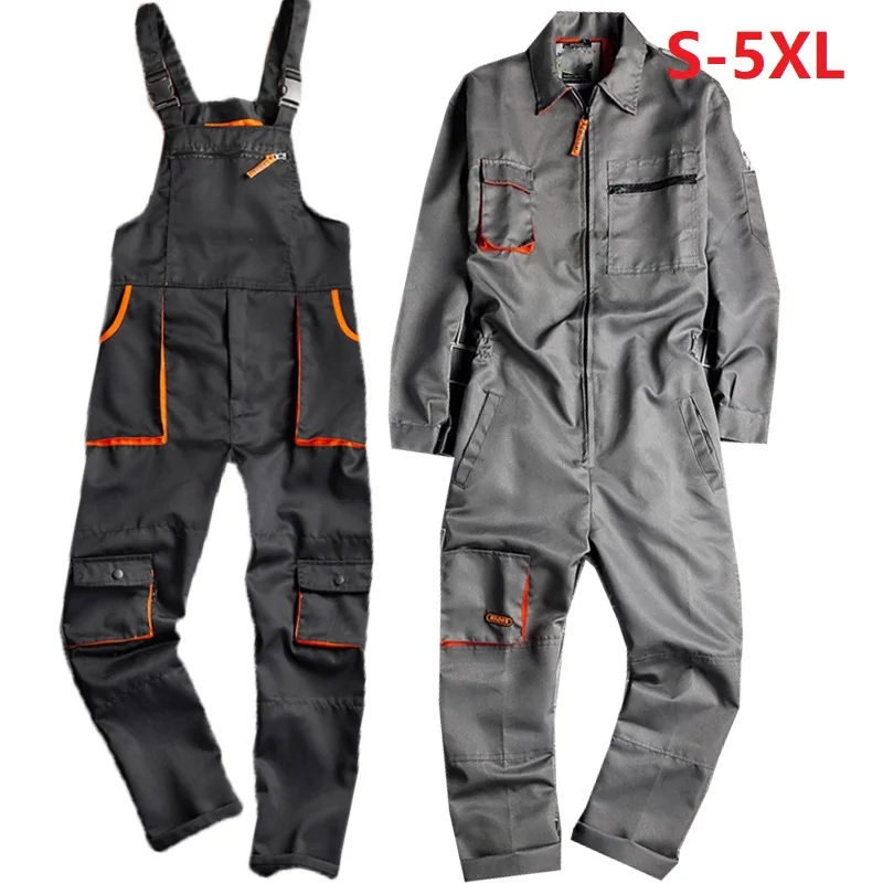 S-5XL Mens Overalls Mechanic Protective Air Force Flight Uniform Work New Zsell 