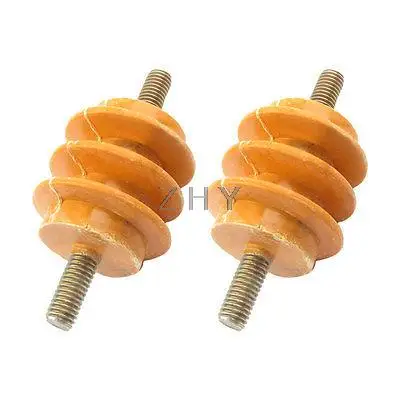 

2 Pcs 2" Height 5/16" Thread Dia 660V Busbar Enhanced Insulator Supporter