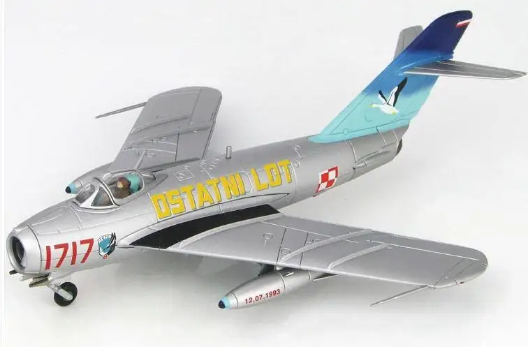 Хобби мастер-польский LIM-5 MIG-17F 45-й летная испытательная команда 1/72 литая под давлением модель самолета