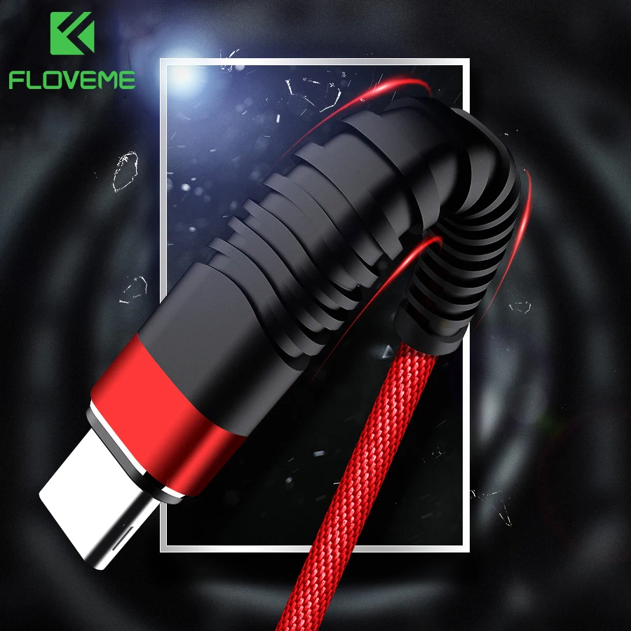 FLOVEME Тип usb C кабель для samsung Galaxy S9 S8 плюс Примечание 8 Привет растяжение USB Nokia 7 Plus P10