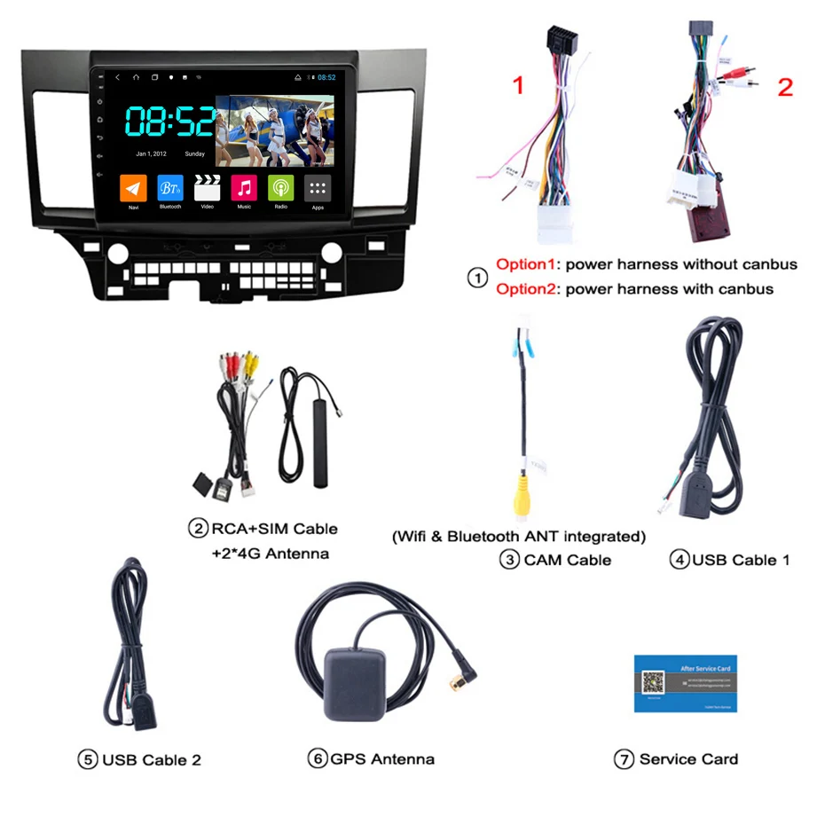 Android 8,1 автомобильный DVD 1din мультимедиа Navi система для mitsubishi lancer EX 2007- Автомобильный gps навигатор головное устройство BT SWC wifi