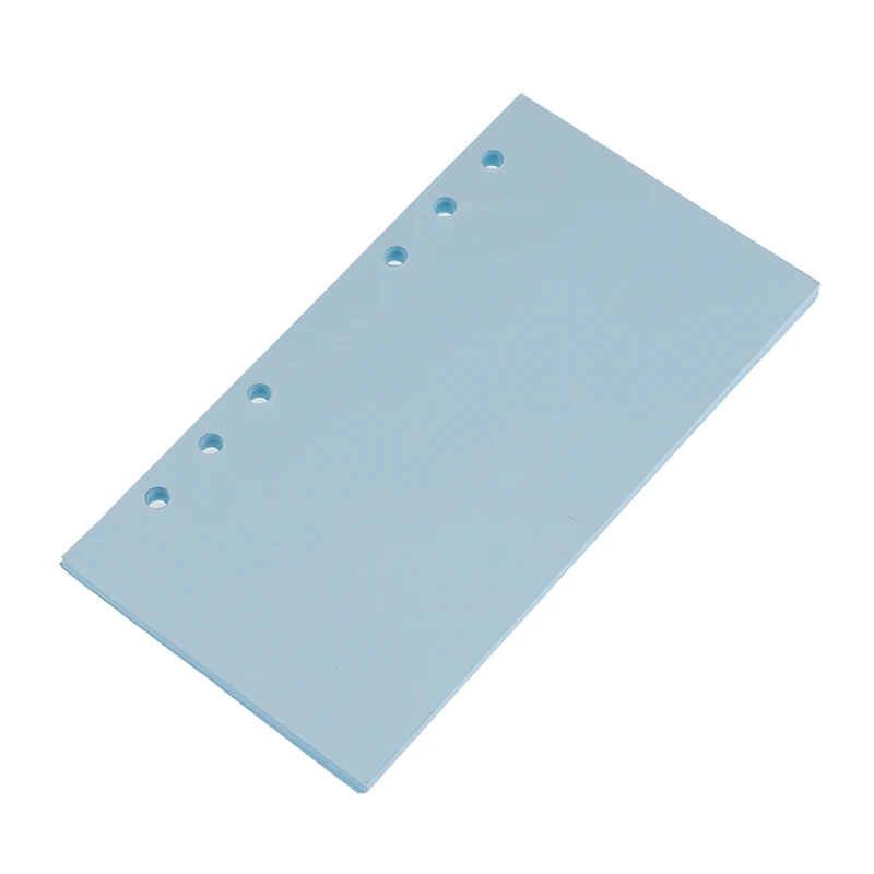 40 листов/набор, органайзер для дневника с вкладышами, вкладыш для дневника, А6, чтобы сделать/пустой/линяный/решетчатый органайзер для заправки - Цвет: Синий