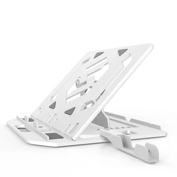 

Height Adjustment Laptop Stand 360 Degree Rotating Bottom Notebook Cooling Pad Bracket Phone Stand For Macbook Lenovo Computer
