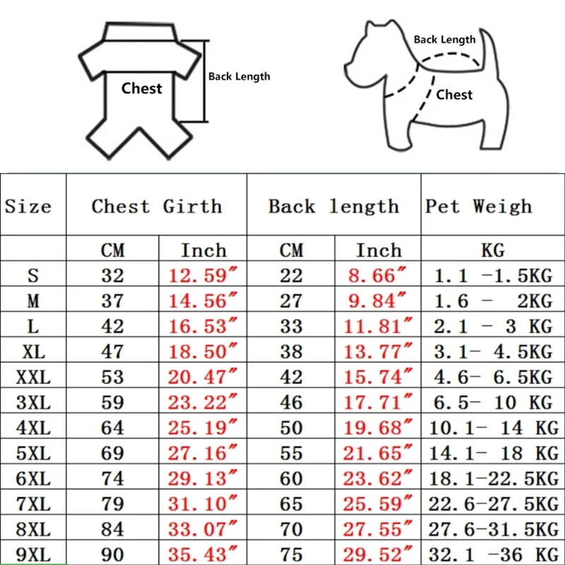 Dog Jacket Coat Hoodies Sweatshirt Pet Clothes For Samll Medium Large Dogs Labrador French Bulldog Yorkshire Outfit S-9XL