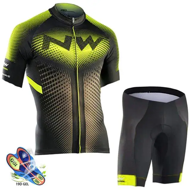 Northwave Nw Лето Велоспорт Джерси комплект велосипед Одежда Майо Ropa Ciclismo дышащий MTB велосипед велосипедная одежда горный - Цвет: 9