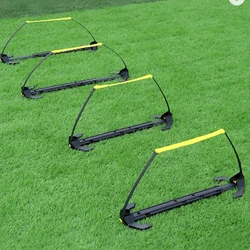2 Pcs High Quality Football Training Equipment Adjustable Height Soccer Agility Hurdle Multiple Speed Hurdle