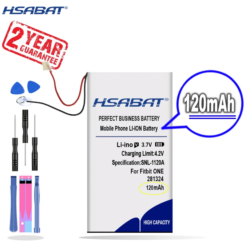 New Arrival [ HSABAT ] 120mAh WL-FBT06 Replacement Battery for Fitbit One LSSP281324AB | Электроника